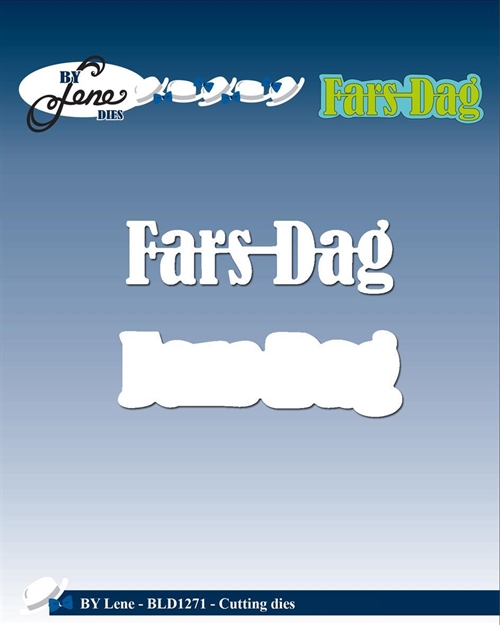 By Lene dies Fars dag 6,8x2,1cm